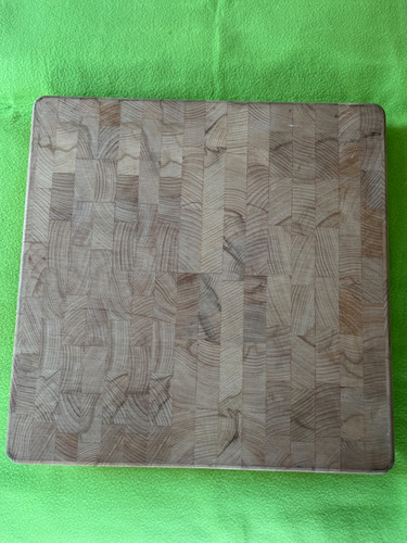 Wooden end grain chopping - ,