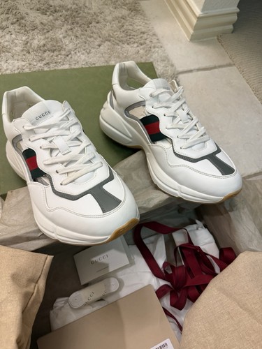 Gucci rhyton sneakers - rhyton, white