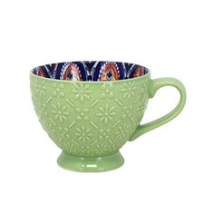 Green Mug 350ml Ceramic Coffee