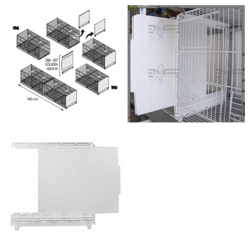 Plastic breeding cage adapter - breeding,