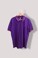 Vintage Adidas Clima365 purple men's short sleeve polo shirt XL| SKU 2686