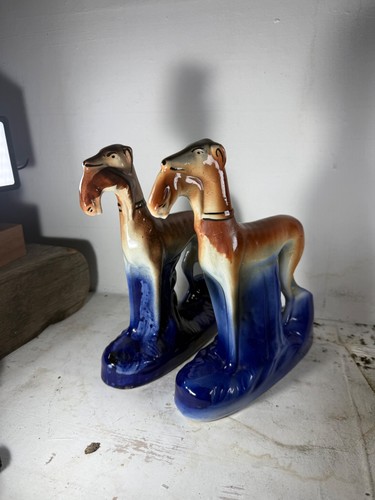 Staffordshire pair greyhounds - staffordshire,