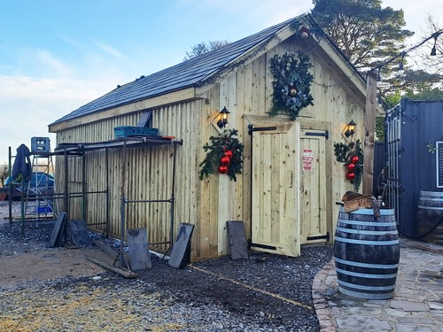Timber frame salt barn 6m - frame, x