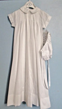 Long White Embroidered