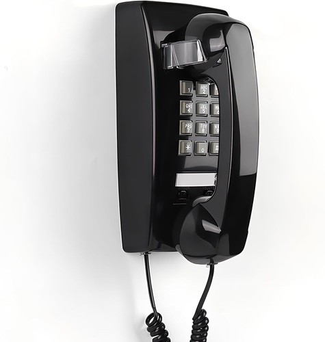 Retro wall mount phone - wall,