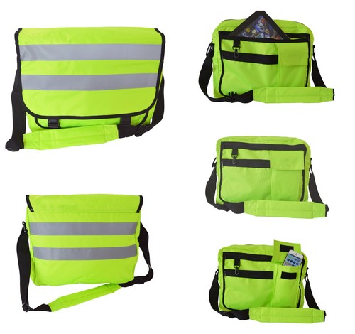 Shoulder bag viz - hi-viz, reflective
