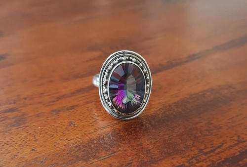 Mystic topaz ring - ring, sterling