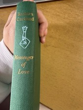 BARBARA CARTLAND MESSENGER OF LOVE BOOK 1ST EDITION