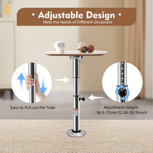 Table pedestal telescopic - table,