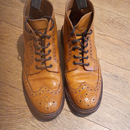 Loake bedale size worn - 8, uk,