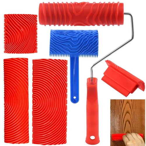 6pcs rubber painting roller - rubber,