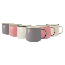 Coloured Enamel Belly Mugs