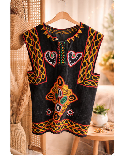 African embroidered dashiki - african,
