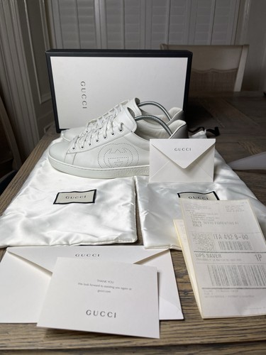 Gucci white leather - gucci,