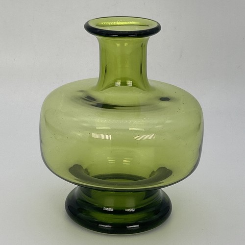 Holmegaard denmark green vase - holmegaard,