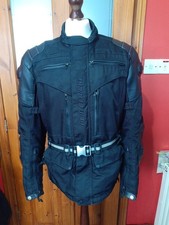 Hein Gericke Touring Motorcycle Jacket, Leather/ Textile Size Large UK 44 Chest