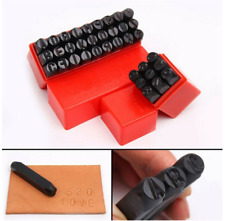 4/6/10MM Numbers Alphabet Letters Punches Set Stamp Metal Die Tool Kit UK