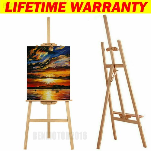 Studio wooden easel display - studio,