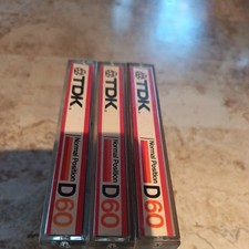 TDK D  C-60  blank Cassette