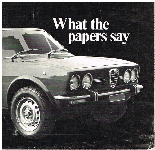 Alfa romeo alfetta 1750 saloon - alfa,