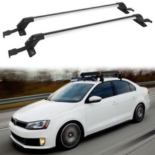 For VW Passat 4-Door Saloon Roof Rack Cross Bars Luggage Cargo Carrier w/Locks