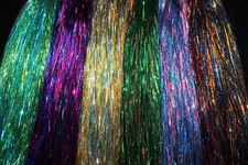 6 packs mixed Colors 0.3mm Flashabou Tinsel Crystal Flash Fly Tying Materials
