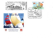 Kiel Week Sailing Regattas Special Stamp Laser Radial World Cup 2018