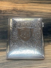Sterling silver cigarette case