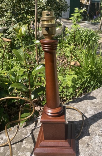 Vtg wooden column - vtg, &
