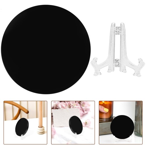 Obsidian scrying mirror - obsidian,