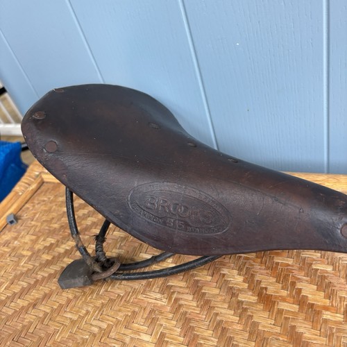 Vintage brown leather brooks - vintage,