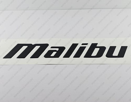 Malibu boat logo - malibu, black
