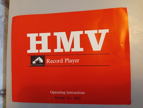 Vintage hmv record - vintage, player