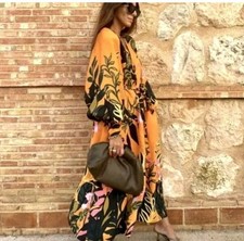 RARE H&M Orange Floral