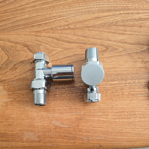 Radiator valves angled 2 - valves,