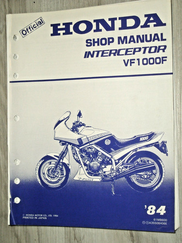 1984 honda vf1000f 1000 - vf1000f,