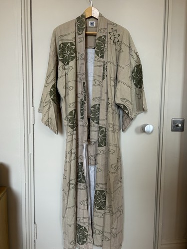 Vintage cotton japanese kimono - vintage,