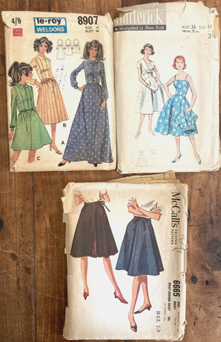 Vintage paper patterns 1953 - 3,