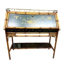 Bamboo Chinoiserie Desk c1920