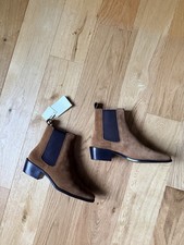 Zara Camel Brown Suede Leather