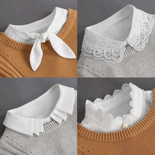Fashion front tie - tie, white
