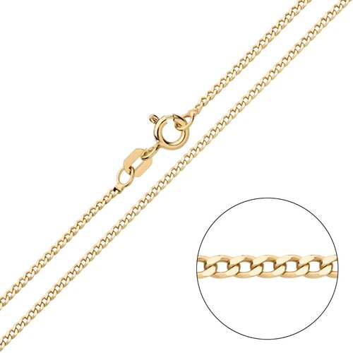 9ct yellow gold silver 1 - yellow, 1.5mm