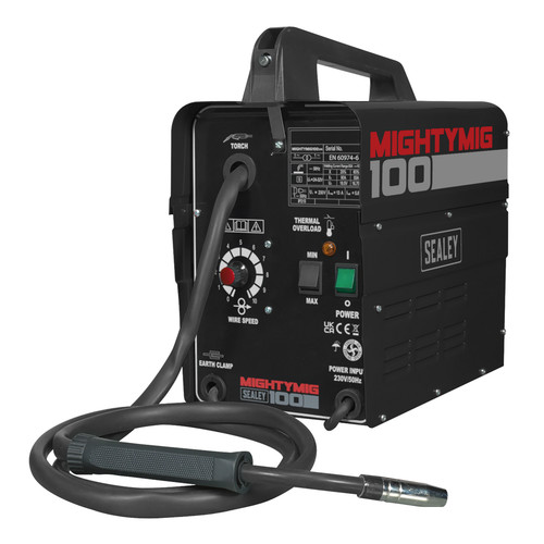 Sealey mightymig100 gasless - sealey,