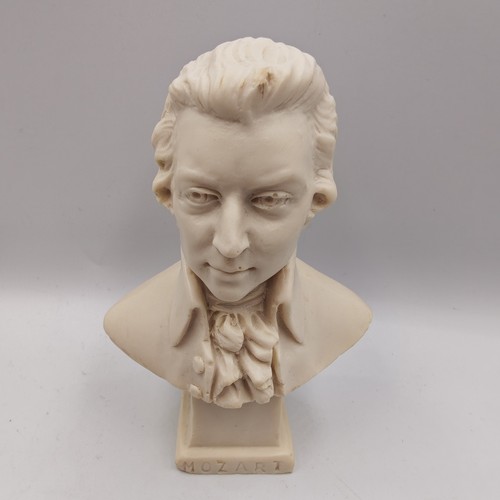 Vintage santini mozart bust - a.,
