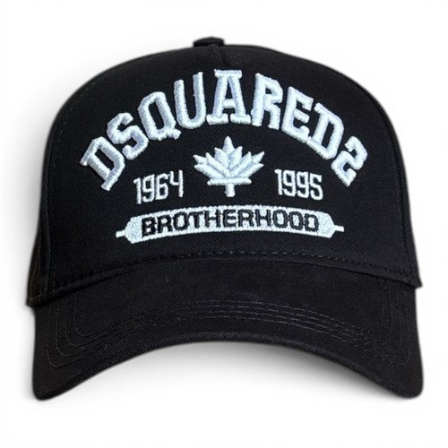 Dsquared2 black baseball cap - dsquared2,