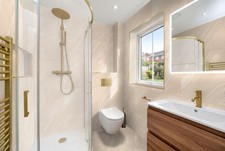 600x600 Beige Marble Effect