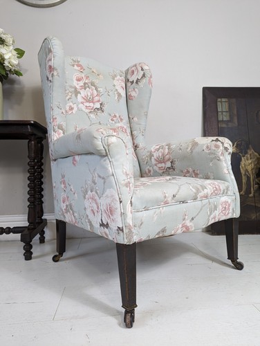Antique 19th century wingback - 19th,