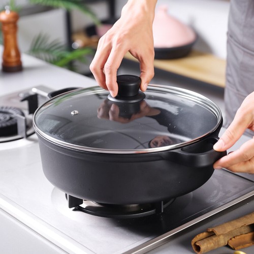 Cast iron casserole dish - cast, with