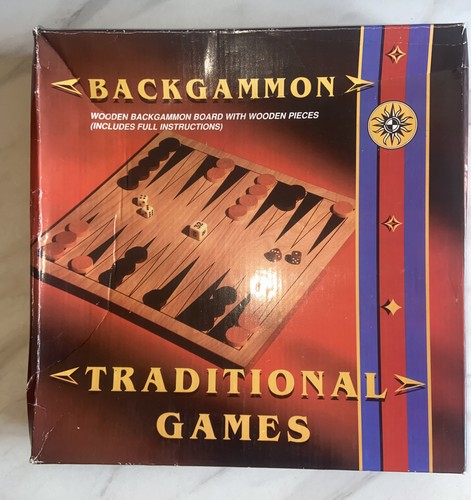 Backgammon traditional wooden - backgammon,