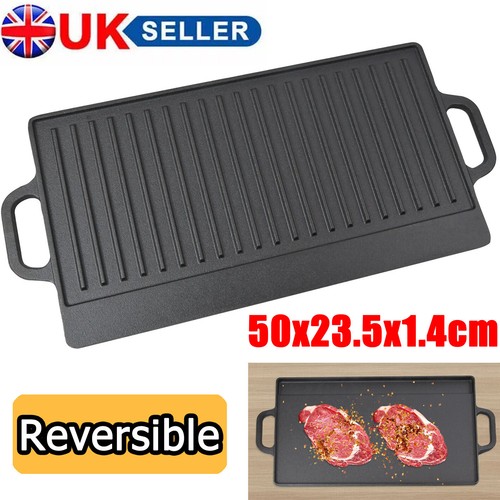 Cast iron griddle hot - cast,